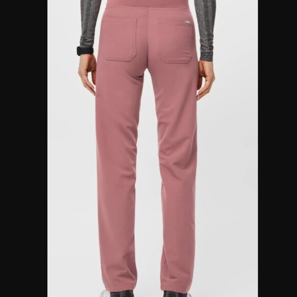 LIVINGSTON BASIC SCRUB PANTS (XS) MAUVE - Picture 2 of 2